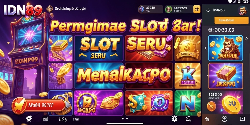 Tampilan gameplay Slot yang mengesankan di IDN89.