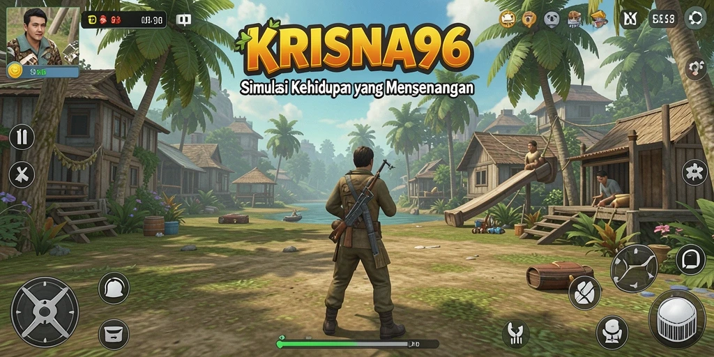 Tampilan gameplay KRISNA96 yang imersif dan interaktif.