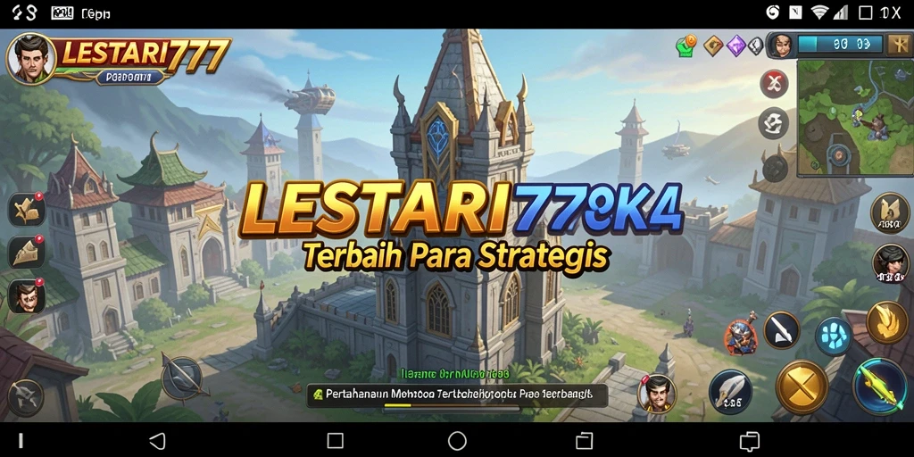 Tampilan gameplay menara pertahanan yang mendebarkan dari LESTARI777.