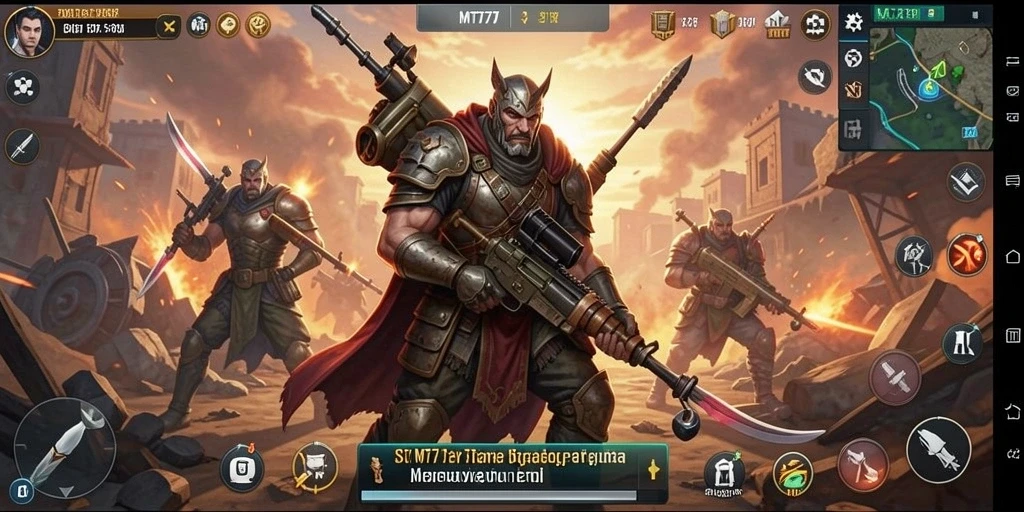 Gameplay MT777 yang menegangkan dan strategis di dunia peperangan.