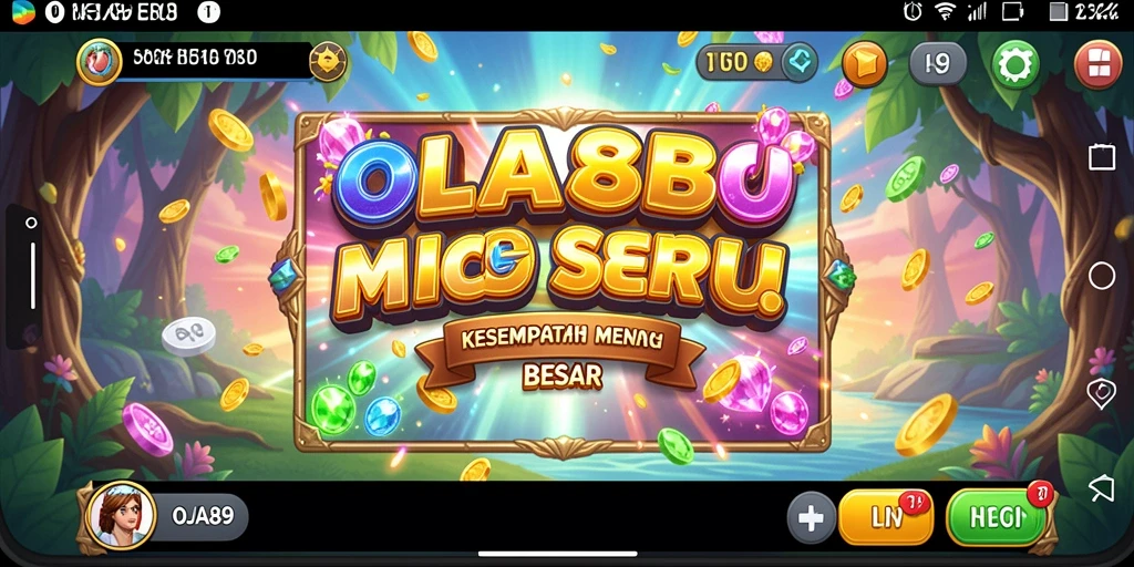 Tampilan gameplay OJA89 dengan efek visual menarik.