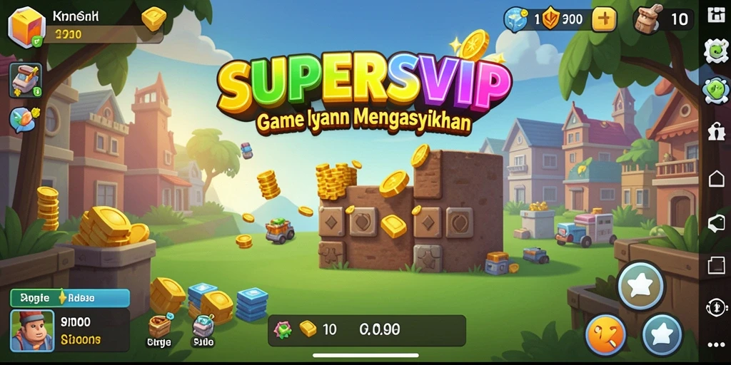 Tampilan gameplay <strong>SUPERSVIP</strong> yang seru dan mengasyikkan.
