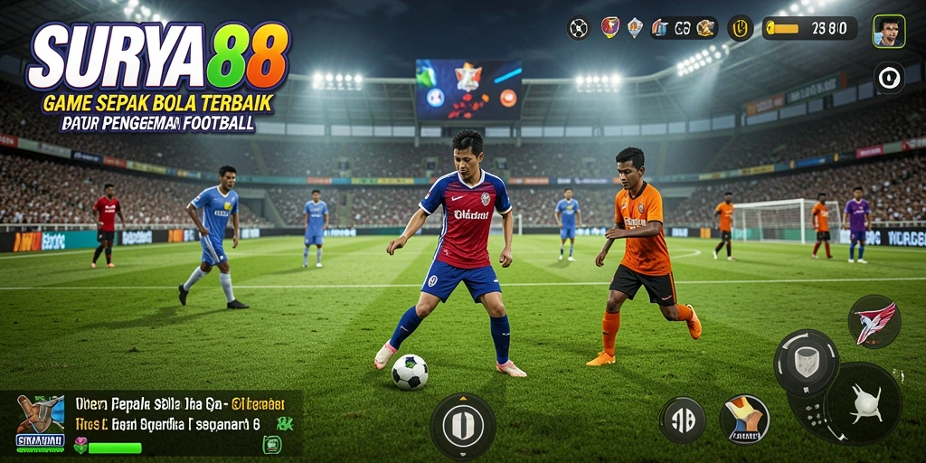 Gameplay sepak bola yang seru dan mendebarkan di SURYA88.
