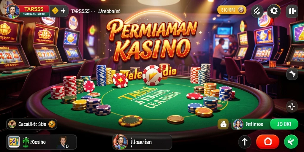 Tampilan gameplay menegangkan di TAR555 dengan berbagai pilihan permainan Kasino.
