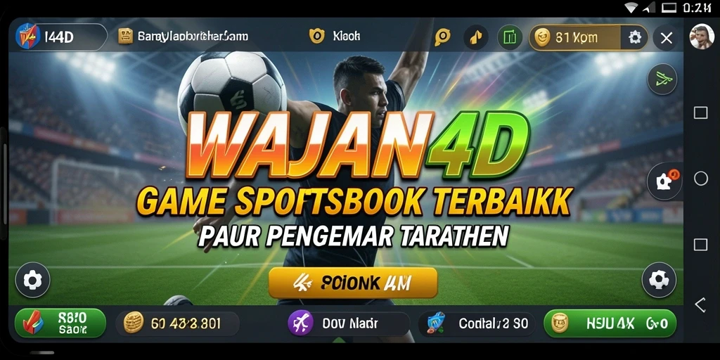 Gameplay seru dan interaktif dari aplikasi sportsbook WAJAN4D.